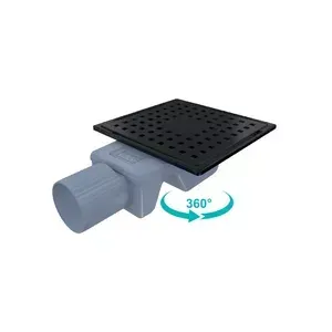 Aquazone Paslanmaz Metal Qara Trap 10×10 Traplar