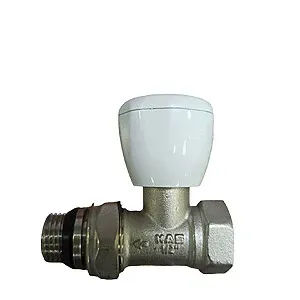 KAS Radiator Ventili düz 1/2 bağlantı Radiator Vintilləri