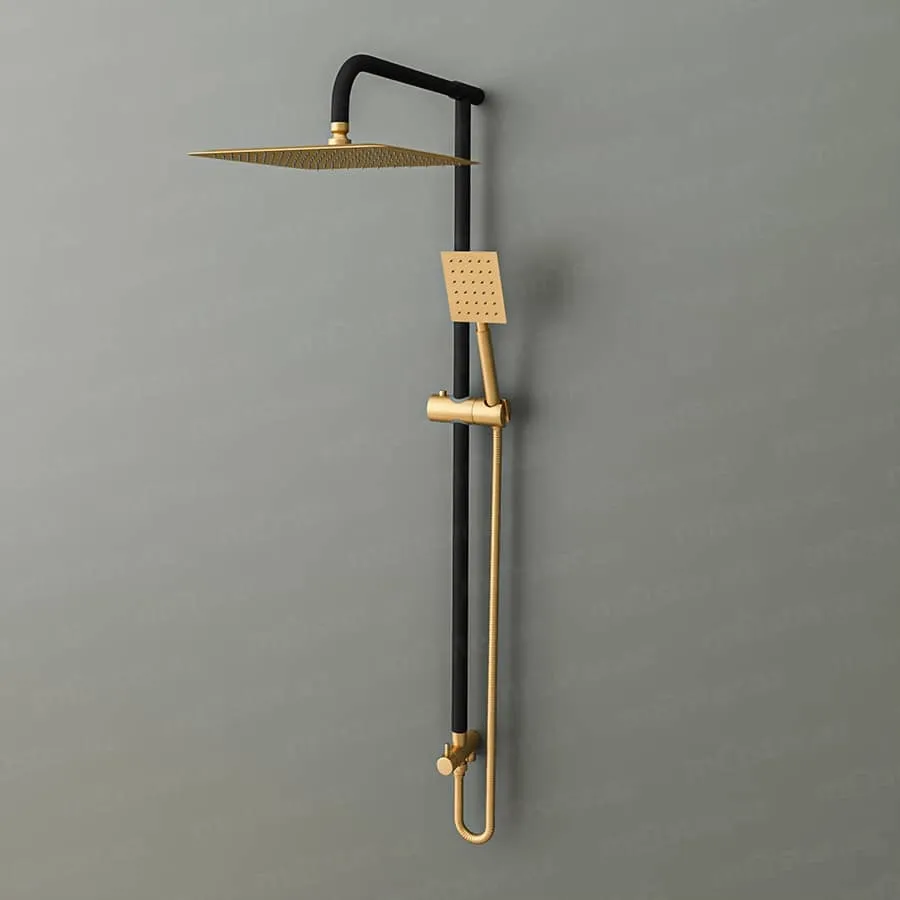 NATS Duş Seti Premium Black Gold N600DN (Stayak)